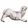 Immagine di Agnello inginocchiato Presepe Ulrich 15 cm tradizionale legno