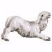 Picture of Kneeling lamb cm 15 (5,9 inch) hand painted Ulrich Nativity Scene Val Gardena wooden Statue baroque style