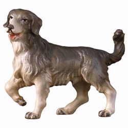 Picture of Shepherd dog cm 15 (5,9 inch) hand painted Ulrich Nativity Scene Val Gardena wooden Statue baroque style