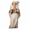 Immagine di Pastore con pecora sulle spalle Presepe Cometa 25 cm arabo legno