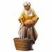 Picture of Cameleer with Jug cm 23 (9,1 inch) hand painted Ulrich Nativity Scene Val Gardena wooden Statue baroque style