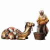 Immagine di Cammello sdraiato 2 pezzi Presepe Ulrich 23 cm tradizionale legno