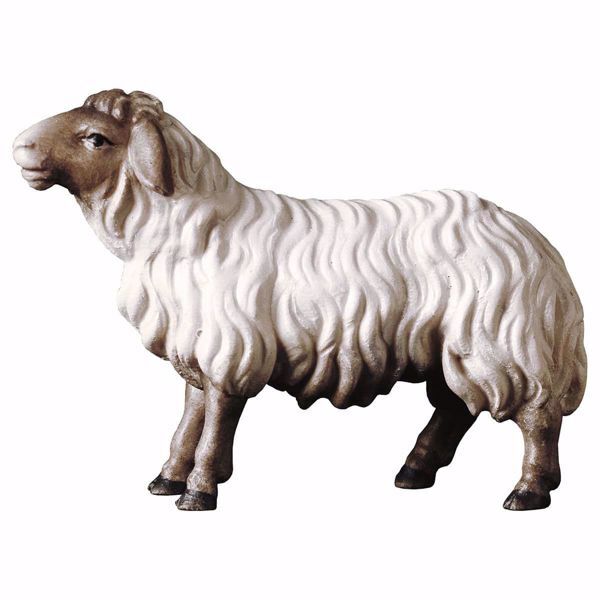 Picture of Sheep looking forward Ulrich Nativity 8 cm (3,1 inch) traditional wood