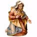 Imagen de María / Madonna cm 10 (3,9 inch) Belén Ulrich pintado a mano Estatua artesanal de madera Val Gardena estilo barroco