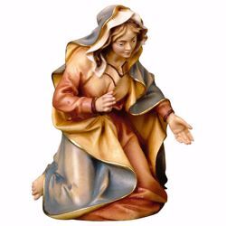 Imagen de María / Madonna cm 12 (4,7 inch) Belén Ulrich pintado a mano Estatua artesanal de madera Val Gardena estilo barroco