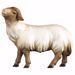 Picture of Sheep looking forward cm 10 (3,9 inch) hand painted Comet Nativity Scene Val Gardena wooden Statue traditional Arabic style