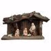 Picture of Comet Nativity Set 8 Pieces cm 10 (3,9 inch) hand painted Val Gardena wooden Statues