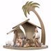 Picture of Comet Nativity Set 9 Pieces cm 10 (3,9 inch) hand painted Val Gardena wooden Statues