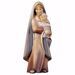 Immagine di Contadina con neonato cm 12 (4,7 inch) Presepe Cometa dipinto a mano Statua artigianale in legno Val Gardena stile Arabo tradizionale