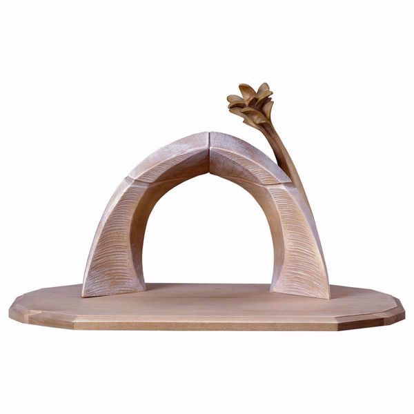 Picture of Arc Family Stable cm 12 (4,7 inch) for Comet Nativity Scene in Val Gardena wood