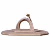 Immagine di Capanna Ricurva con ampliamento Presepe Cometa 12 cm legno