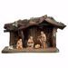 Picture of Saviour Nativity Set 8 Pieces cm 12 (4,7 inch) hand painted Val Gardena wooden Statues