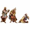 Picture of Three Wise Kings 3 pcs Ulrich Nativity 23 cm (9,1 inch) traditional wood