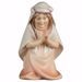 Immagine di Bambina che prega inginocchiata cm 25 (9,8 inch) Presepe Cometa dipinto a mano Statua artigianale in legno Val Gardena stile Arabo tradizionale