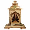 Immagine di Capanna Lanterna Presepe Ulrich 12 cm legno fatta a mano