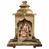 Immagine di Natività Presepe moderna La Speranza 3 pezzi Capanna Lanterna e luce 12 cm 