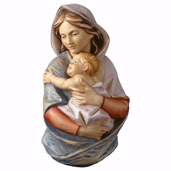 Immagine di Busto Madonna piccolo in legno 9 cm da parete