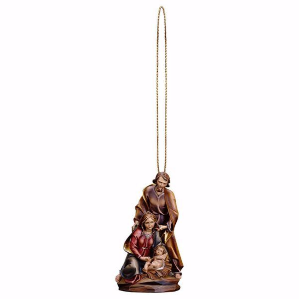 Imagen de Pesebre Barroco hilo oro 4,5 cm adorno madera árbol de Navidad