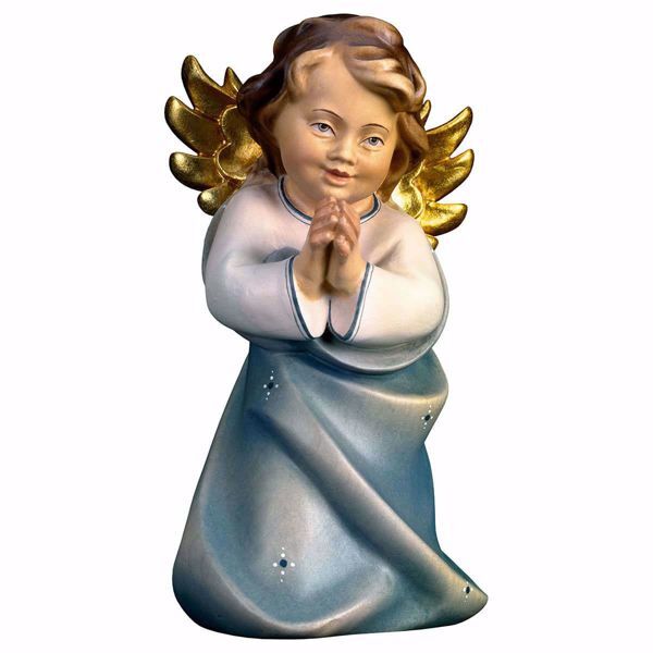 Picture of Guardian Angel Praying cm 7,5 (3,0 inch) Val Gardena wooden Sculpture painted with oil colours