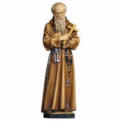 Picture of Saint Conrad Friar of Parzham wooden Statue cm 18 (7,1 inch) painted with oil colours Val Gardena