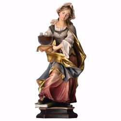 Imagen de Estatua Santa Cristina Mártir cm 20 (7,9 inch) pintada al óleo en madera Val Gardena