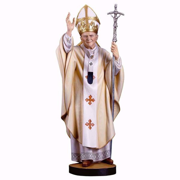 Imagen de Estatua grande Juan Pablo II 160 cm madera
