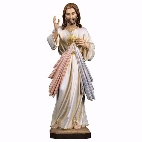 Immagine di Statua Gesù Misericordioso 46 cm legno