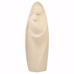 Imagen de Madonna Nuestra Señora de la Alegría cm 30 (11,8 inch) Estatua coloración natural madera Val Gardena