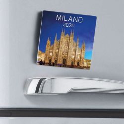 Immagine di Calendario magnetico 2024 Milano multiplo cm 8x8