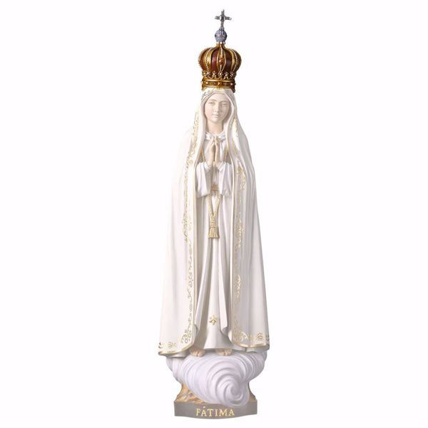 Immagine di Corona per statua Madonna di Fatima 3 cm legno