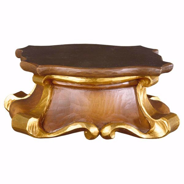 Immagine di Piedistallo per statue sacre 14x12x5,5 cm legno da parete