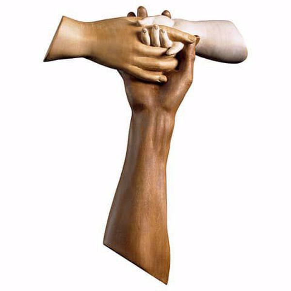 Immagine di Croce Tau dell´Amicizia 15x12 cm legno piccola
