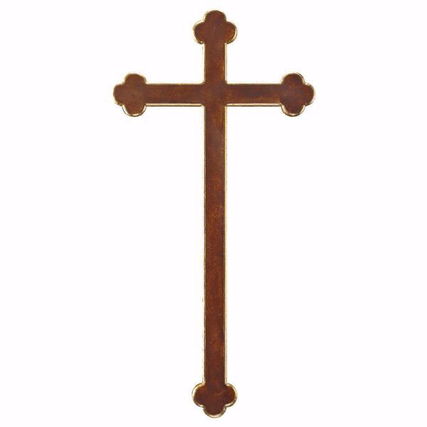 Picture of Burnished wood baroque Cross 53 cm (20,9 inch)