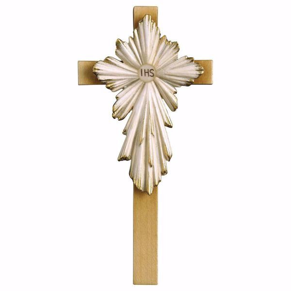 Immagine di Croce Prima Comunione 25x12 cm legno colori a olio