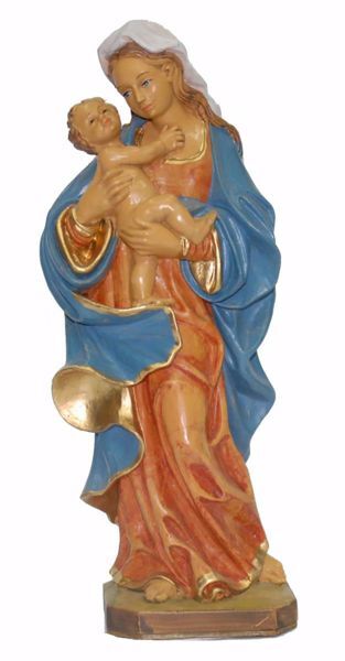Picture of Madonna and Child cm 25 (9,8 inch) Euromarchi Statue in plastic PVC for outdoor use