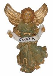 Picture of Glory Angel cm 30 (12 inch) Euromarchi Nativity Scene Neapolitan style in wood stained plastic PVC for outdoor use