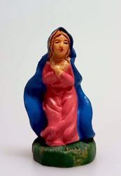 Immagine di Madonna / Maria cm 4 (1,6 inch) Presepe Pellegrini Colorato Statua in plastica PVC Arabo tradizionale piccolo per interno esterno 