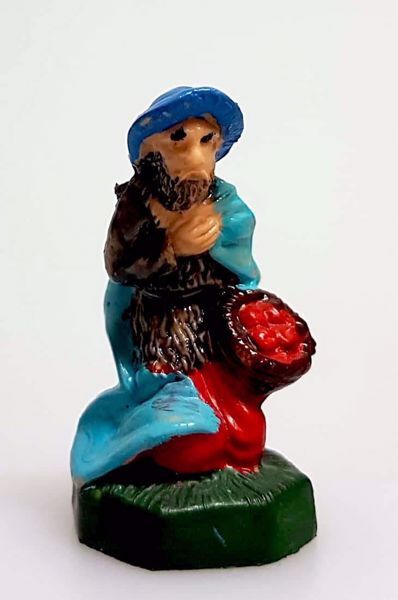 Imagen de Pastor que pide Limosna Belén Pellegrini 4 cm miniatura plástico pintado
