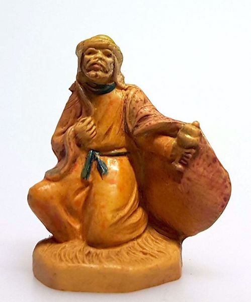Picture of Saracen Wise King Pellegrini Nativity tiny 4 cm (1,6 inch) inexpensive plastic