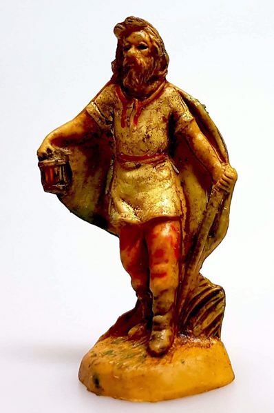 Imagen de Pastor con Linterna Belén Pellegrini 4 cm miniatura plástico barato