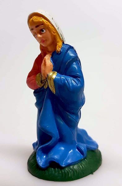 Imagen de María / Madonna cm 6 (2,4 inch) Belén Pellegrini Estatua plástico PVC Colores Brillantes árabe tradicional pequeño para interior exterior