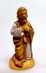 Immagine di San Giuseppe cm 6 (2,4 inch) Presepe Pellegrini Tinto Legno Statua in plastica PVC Arabo tradizionale piccolo per interno esterno 
