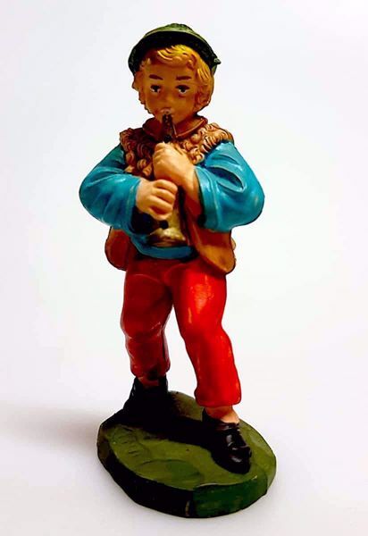 Imagen de Pastor con Flauta Belén Pellegrini 8 cm plástico barato pintado