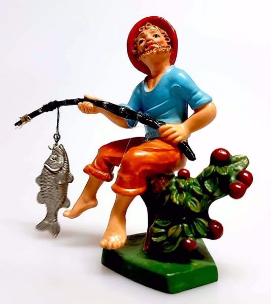 Picture of Fisherman Pellegrini Nativity small 8 cm (3,1 inch) cheap plastic