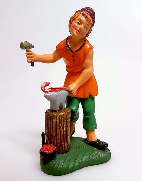 Picture of Blacksmith Pellegrini Nativity 10 cm (3,9 inch) inexpensive plastic