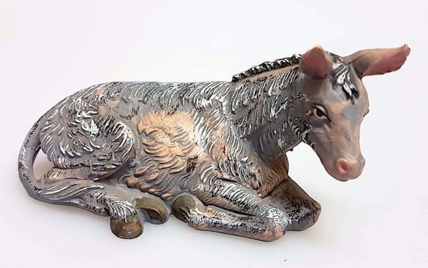 Immagine di Asino Presepe Pellegrini 11 cm plastica economico colorato
