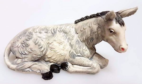 Picture of Donkey Pellegrini Nativity 11 cm (4,3 inch) porcelain effect plastic
