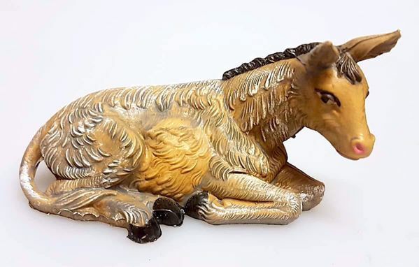 Picture of Donkey Pellegrini Nativity 11 cm (4,3 inch) inexpensive plastic