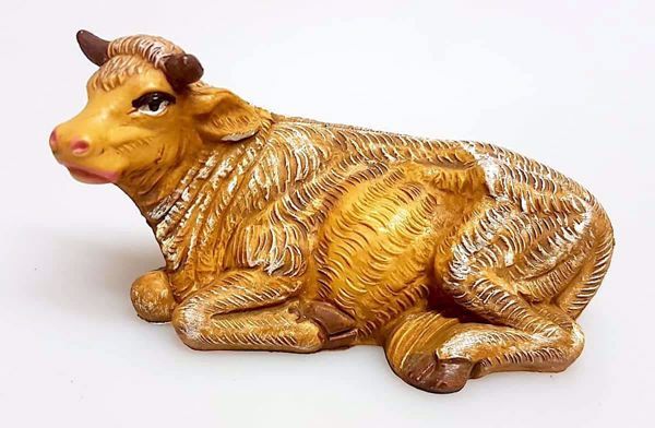 Immagine di Bue Presepe Pellegrini 11 cm plastica economico colorato