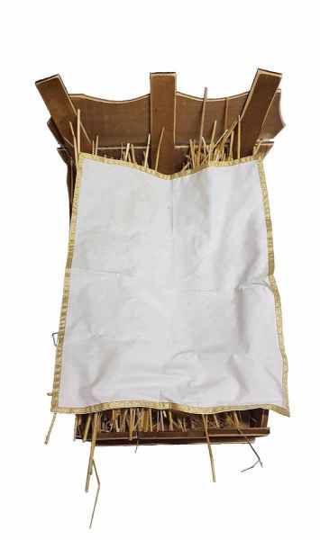 Imagen de Cuna Belén Pellegrini 110 cm resina grande para exterior